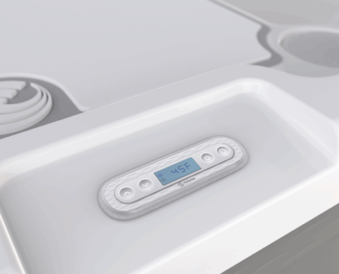 Cold Plunge - HotSpring - Ash - CP Bedienfeld Vigor Cold Plunge Eisbecken