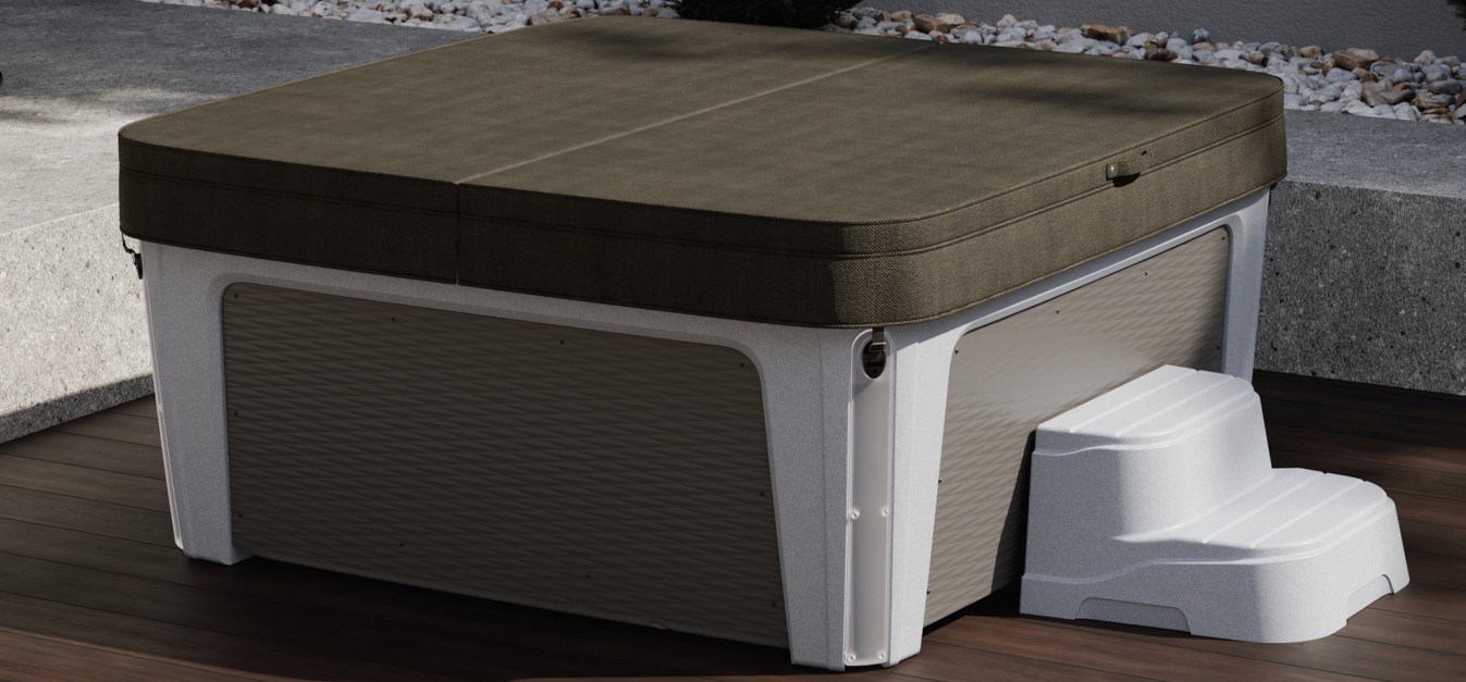 Whirlpool mit Abdeckung