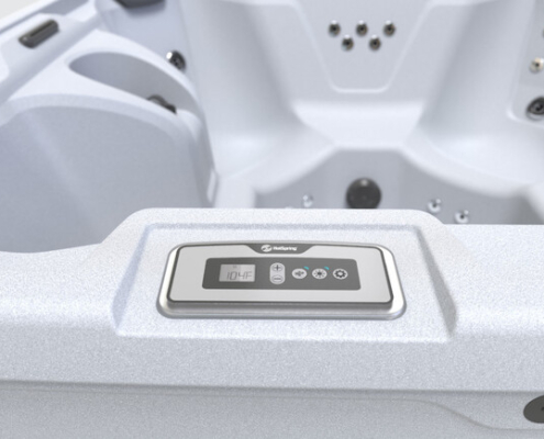 Bedienfeld am Freeflow Spa